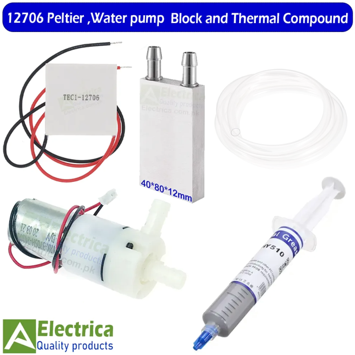 Peltier Paste TEC1-12706 Peltier Module , HY510 Thermal Compound Grease Paste 40*80 ...