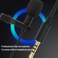 Collar Clip Microphone Mini Portable Small Microphone Live Broadcast Eat Broadcast Mobile Phone Computer Recording Noise Reducti. 