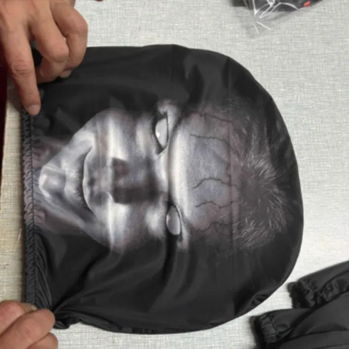 2Pcs Halloween Car Headrest Cover Black Horror Skull Printed Head Rest Cover Elastic Funny Seat Head Pillowcase Car Decor