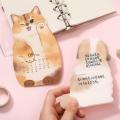 2026 Cute Cat Dog Desk Calendar Mini Desktop Calendar Notes Repeated Writing and Wiping Multi Functional Desktop Decoration ﻿. 