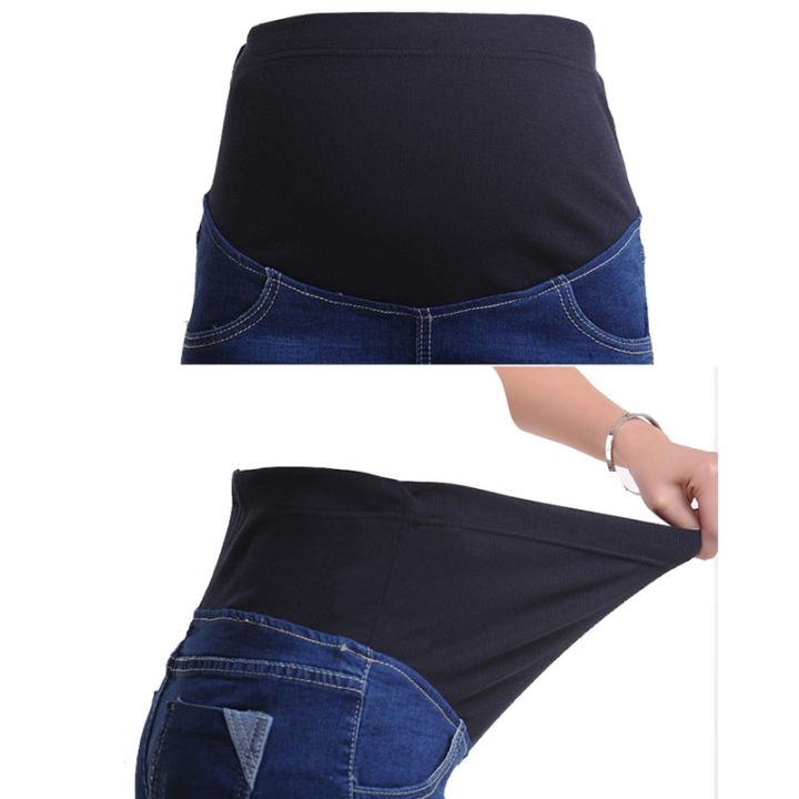 Summer%20Maternity%20Denim%20Shorts%20Skinny%20Outwear%20Maternity%20Belly%20Pants%20Stretch%20Maternity%20Wear%20Maternity%20Pants%20-%20Image%206