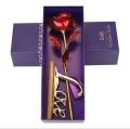 Beautiful 24k Gold Rose For Valentine's Day. 