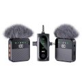 Wireless Lavalier Microphone Lapel Video Recording Mic for iPhone iPad Mini - Noise Reduction for Interview Podcast Vlog.