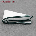 New Hanky Men's White Pocket Square Cotton Solid Color Handkerchief Chest Towel Prom Holiday Party Suit Hankies For Mens.