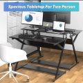 48 Inch Computer Laptop Desk With Moniter Stand. 