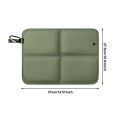 Oxford Cloth Folding Camping Seat Pad Waterproof Thickened Portable Moisture-proof Pad for Hiking Trekking Outdoor Activities.