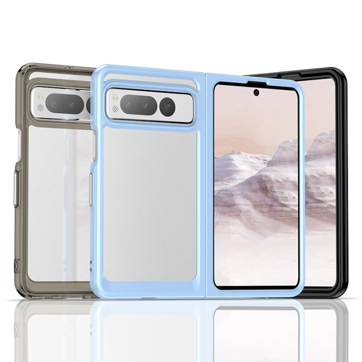 Colorful protective Case For Google Pixel Fold Shockproof Back Cover