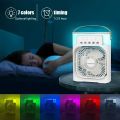 Portable 3 In 1 Fan AIr Conditioner Household Small Air Cooler LED Night Lights Humidifier Air Adjustment Home Fans Dropshipping. 