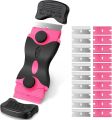 Plastic & Metal Razor Blade Scraper, Window Glass Cleaner, Vinyl Film & Adhesive Remover Tool for Car & Home. 