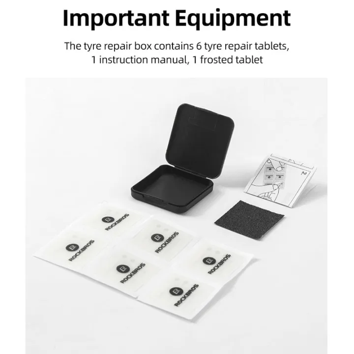 ROCKBROS%20Bicycle%20Flat%20Tire%20Repair%20Kit%20Tool%20Set%20Bicycle%20Tools%20130Psi%20Pump%20Multi%20Tool%20Soft%20%20Tire%20Patch%20Tire%20Lever%20Multitool%20-%20Image%205