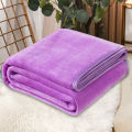 Coral Fleece Blankets For Beds Solid Soft Warm Thin Bedspread Sofa Cover Warm & Machine Washable Faux Fur Solid Blanket. 