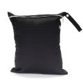 1PC Waterproof Nappy Dry Bag Reusable Yoga Gym Bag Dirty Wet Clothes Toiletries Bag With Two Pockets For Swimsuit Storage. 