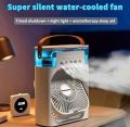 Portable Air Cooler, USB Powered Mini Air Conditioners Personal Mobile Compact Cooler Air Humidifier, 3 Wind Speed, 1-3 Hour timer, Mist Function Desktop Air Conditioner Fan. 