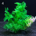 Artificial Aquarium Decor Plants Water Plastic Ornament Aquatic Plant Fish Tank Grass Decoration Accessories 14cm 12 Kinds. 