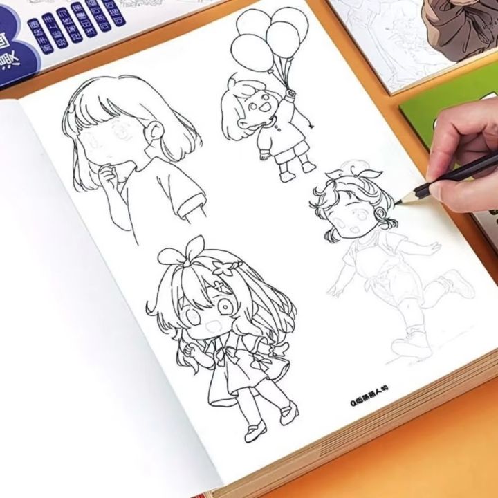 Cartoon%20Character%20Copy%20Anime%20Drawing%20Copy%20Books%20Material%20Painting%20Painting%20Exercise%20Book%20Comics%20Tutorial%20Books%20-%20Image%205
