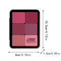 12-Color Iron Box Concealer Blush Cream Matte Highlight Contour Makeup All-in-One Palette. 