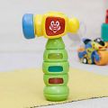 Clown Hammer Light Up Toy Game with Sound Effects Play Time Hammer with Red Blue and Yellow Lights. 
