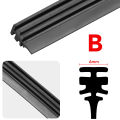 Car Wiper Rubber Strips Refill Wiper Blade Replacement Parts All Types Seasons Windshield Wiper Blades Blade Soft Car Accessorie. 