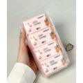 64pcs Disposable Mini Hand Wipes/Portable Travel Size Special Extraction Hand Mouth Cleaning Wipes Fo Home School Supplies. 