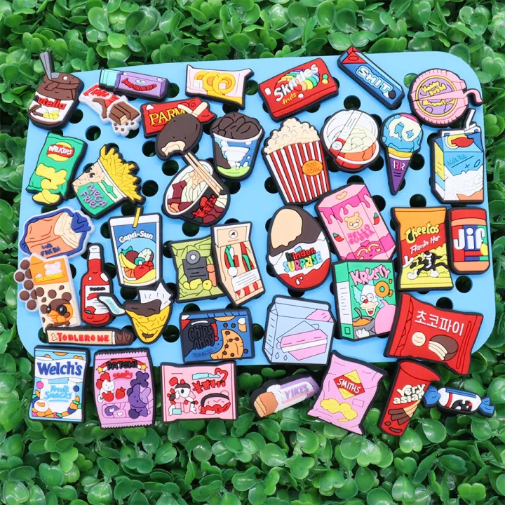 39Pcs/set%20Cute%20Snack%20Chocolate%20Chips%20Shoe%20Charms%20for%20DIY%20Bracelet%20Wristband%20Accessories%20Kid's%20Women%20Party%20Favor%20Gifts%20-%20Image%202