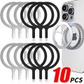 10-1pcs Metal Ring Sticker for Magsafe Case Converter Adapter Ring Magnetic Wireless Charging Phone Car Mount for IPhone Samsung. 