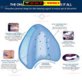 Heart-shaped leg pillow can be used for sleeping on the back, push the hip, leg support, removable leg rest.. 