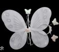 Fairy Wings Set For Girls 8 Color Buterflly Wings  Stick & Hairband Kids Party Dress Costume. 
