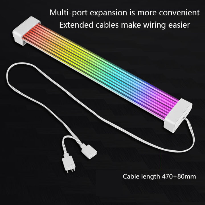 UPSIREN%20Bendable%20ARGB%20Light%20Board,Suitable%20For%20Graphics%20Card%2024pin/8pin/2x8pin/12VHPWR/Motherboard%20Decorative%20light%20strip%20-%20Image%204
