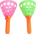 Catch Ball (Pair) Toy, Exercise Hand Eye Coordination Portable Pop and Catch Ball Game for Kindergarten. 