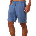 KB New Men's Cotton Linen shorts Pants Male Summer Breathable Solid Color Linen Trousers Fitness Streetwear S-4XL. 