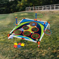Portable Cornhole Throwing Circle Ferrule Board Set Easy Assemble Fun Kids Interactive Adults Outdoor Yard Toss Game Toy. 