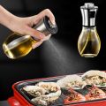 Oil Spray Pot Oil Sprayer For Cooking Spray Bottle Barbecue Multi-Function Air Fryer Glass High-Pressure Baking Oil Pot Kitchen.