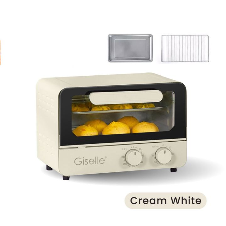 Giselle Electric Multifunction Oven Toast/Bake/Broil/Roast with Knob Adjustment (12L) KEA0344 网红小清新系列