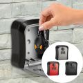 Smart Code Password Key Lock Box Storage Home Key Wall Mounted Key Safe Box Waterproof Outdoor Keybox 4 Digits Passwords. 