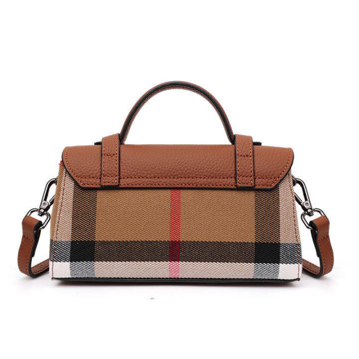 Women's%20New%20Style%20Summer%20Trendy%20Casual%20Versatile%20Canvas%20Plaid%20Small%20Square%20Genuine%20Leather%20Crossbody%20Bag%20-%20Image%204