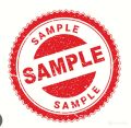 customize computerized round rubber stamp with your own details. 