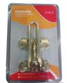 Door chain lock security door latch Metal security buckle lock golden. 