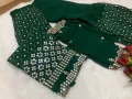 Bridal dress wedding dress suit full work dress Indian dress lehengha garara sawl set semi stitched. 