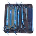 Purple Dragon 8 Inch Dog Grooming Scissors Thinning Shears Professional Cat Pet Scissors Hair Cutting High Quality Z3015-b. 