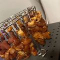 Stainless Steel Vertical Grill Rack String Grill Detachable Skewer Holder 12/24/49 Baking Needle for Air Fryer Accessory.