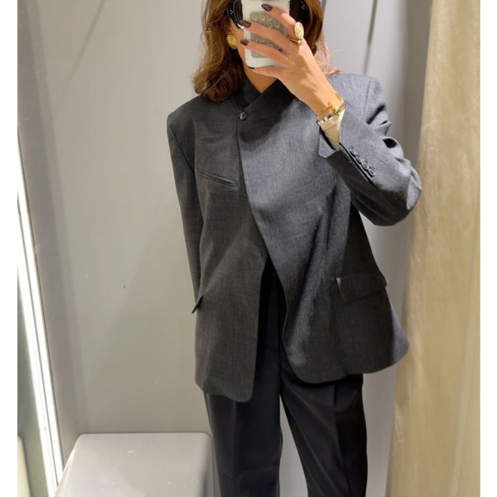 MUJER%20Women's%20Tailoring%20Blazers%20Vintage%20Office%20Blazer%20Woman%20Faux%20Wool%20Coats%20for%20Women%20Streetwear%20Outerwears%20Fitted%20Jacket%20Women%20-%20Image%206