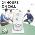 2 Pack H8-2T Intercoms Wireless for Home Voice Caller Home Ultra Long Distance Portable Wireless Voice Interphone Elderly Caller. 