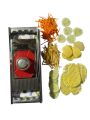 Original Vip International Vegetable Salad Cutter & HandSefty - 1 Pieces 2 ni 1 Blade Potato Chips Banana,Apple wafer, vegetable Cutter ,Garnishing n Chopping - 100% Non Magnetic Japani SS Steel.