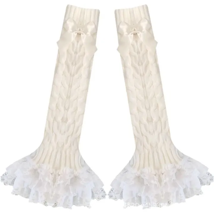 Ruffled%20Design%20Knitted%20Leg%20Warmer%20Lace%20Trim%20Bow%20Tiered%20Lace%20Lolita%20Socks%20Warm%20Knitted%20Fabric%20T-shaped%20Lace%20Socks%20Japanese%20Style%20-%20Image%205