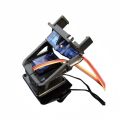 SG90 2DOF Servo Gimbal Plastic Bracket MG Dual-Axis Mechanical Arm for RC Fixed-Wing Aircraft DIY Two-Degree-of-Freedom Hobby Ki. 