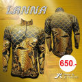 JK Thailand fishing shirts Lanna pattern UV protection 80-90% colors do not fall, dry quickly. 