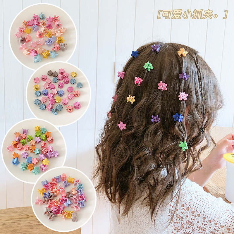 50-Piece Multicolor Hair Clip Set – Stylish Accessories for Kids & Women