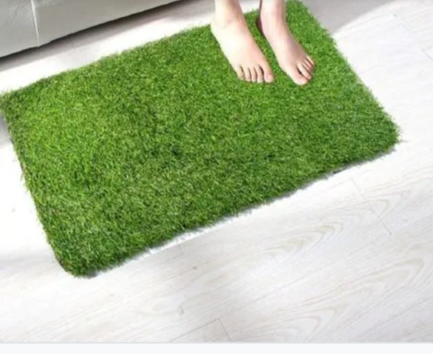 Hi quality synthatic Grass doormat Artificial real touch green carpet rugs soft non-slip 1 pcs