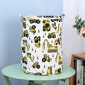 Children Toys Storage Bucket Large Cute Storage Basket Cartoon Print Clothes Organizer Baskets Foldable Household Laundry Bag. 