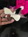 Butterfly shaped acrylic keychain with name engraved . Name keychain,  acrylic customised keychain. 